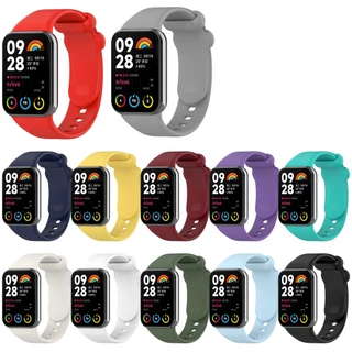 สร้อยข้อมือสายรัดซิลิโคนเปลี่ยนอุปกรณ์เสริมระบายอากาศสําหรับ Xiaomi Smart Band 8 9 10 Pro / Redmi Watch 6 5 4