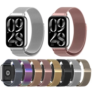 สายโลหะสร้อยข้อมือสแตนเลสสําหรับ Xiaomi Smart Band 10 9 8 7 Pro / Redmi Watch 4 5 6