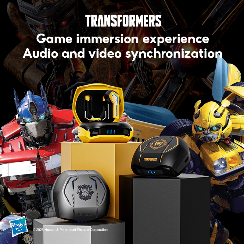 Transformers TF-T06 หูฟังบลูทูธไร้สาย Hd ลดเสียงรบกวน HIFI สเตอริโอ