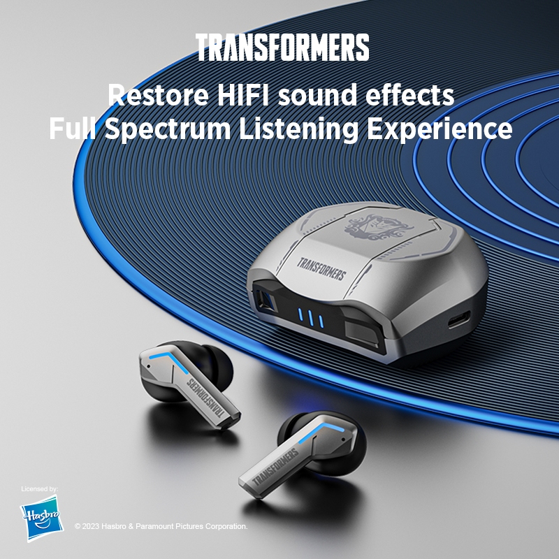 Transformers TF-T06 หูฟังบลูทูธไร้สาย Hd ลดเสียงรบกวน HIFI สเตอริโอ