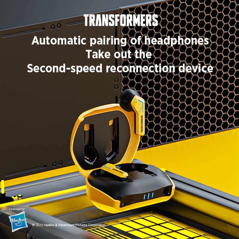 Transformers TF-T06 หูฟังบลูทูธไร้สาย Hd ลดเสียงรบกวน HIFI สเตอริโอ