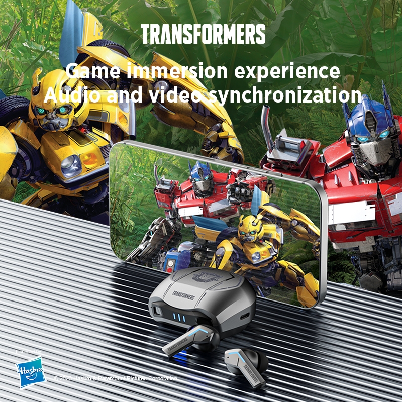 Transformers TF-T06 หูฟังบลูทูธไร้สาย Hd ลดเสียงรบกวน HIFI สเตอริโอ