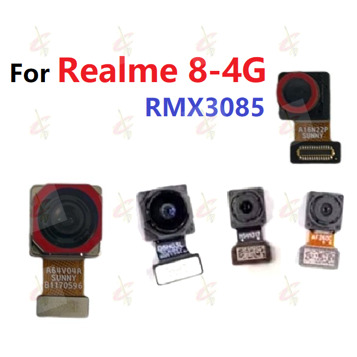กล้องหน้า สําหรับ Realme 8 4G RMX3085 กล้องหลัง