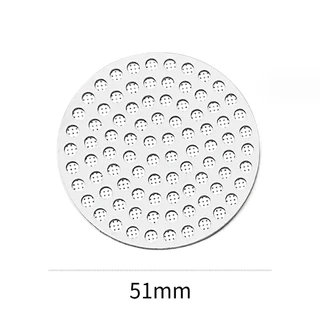 51 มม./53 มม./58 มม.กาแฟ Portafilter หน้าจอ 304 สแตนเลส Puck Filter อุปกรณ์เสริม