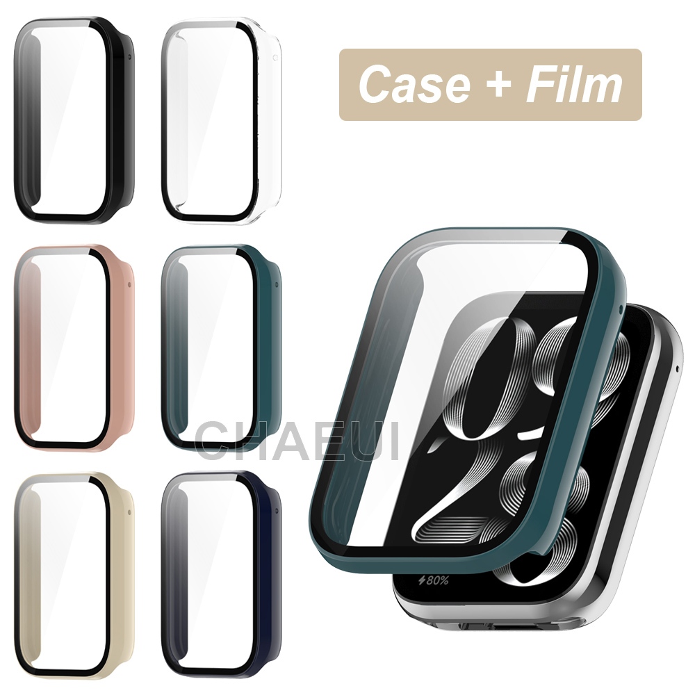 เคสพีซีป้องกันหน้าจอพร้อมฟิล์มคลุมทั้งหมดสําหรับ Xiaomi Smart Band 8 9 Pro / Mi Band 7 Pro / Xiaomi Smart Band 8 9 Active