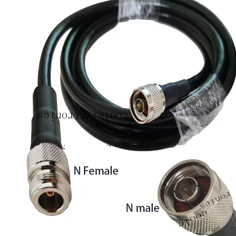 Lmr400 50-7 N male to N Female สายเคเบิ้ลเชื่อมต่อเสาอากาศวิทยุ RF Coax Pigtail LMR-400 Ham Radio 1 