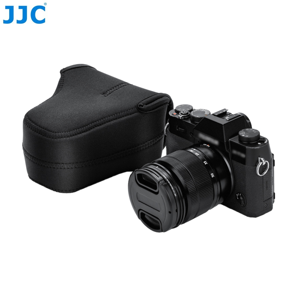 JJC OC-F2 กระเป๋าใส่กล้องสำหรับ Fuji Fujifilm X-T50 XT50X-S10 X-T30 II X-T20 X-T10 X-E4 X-E3 X-T100 X-A5 X-A3 X-A2 X-A1 X-M1 XS10 XT30II XT20 XT10 XE4 XE3 XT100 XA5 XA3 Canon EOS M50 Mark II M5 Olympus E-M10 E-M5 E-PL8