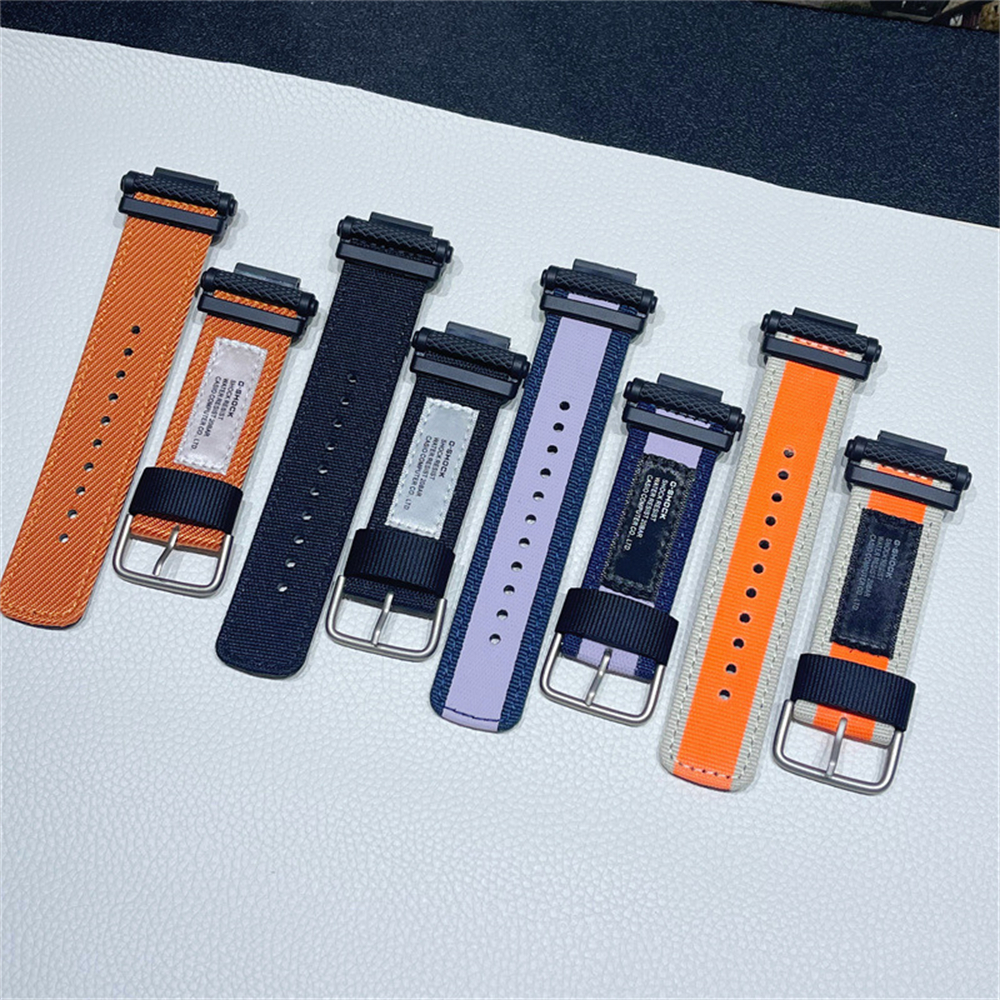 สายนาฬิกาข้อมือไนล่อน ผ้าแคนวาส อุปกรณ์เสริม สําหรับ Casio PRG-600YB-3 PRG-650Y PRW-6600