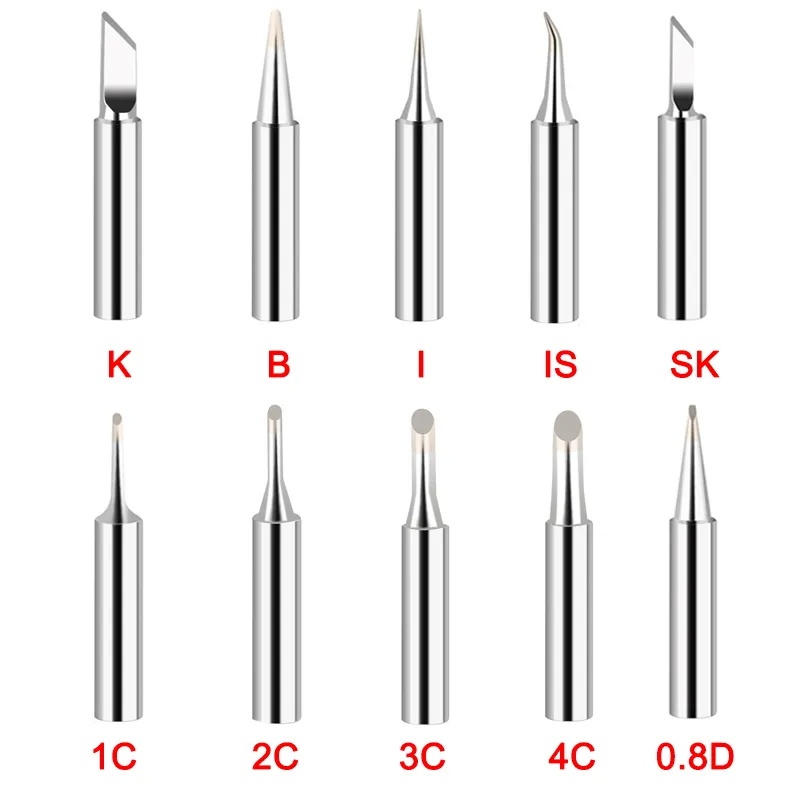 5 ชิ้น/เซ็ต 900M-T Series K/SK/B/I/IS/1C/2C/3C/4C/2.4D/3.2D หัวแร้งเคล็ดลับหัวเชื่อมตะกั่วบัดกรีเครื่องมืออุปกรณ์เสริม