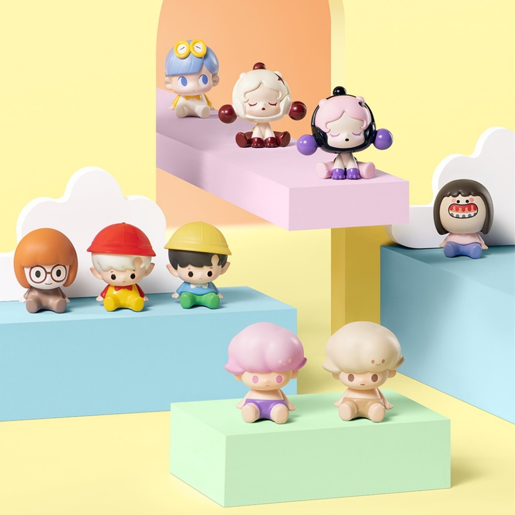 โมเดลฟิกเกอร์ อนิเมะ Pop Bean Sitting Posture Series Kawaii น่ารัก ของขวัญคริสต์มาส สําหรับแฟนสาว