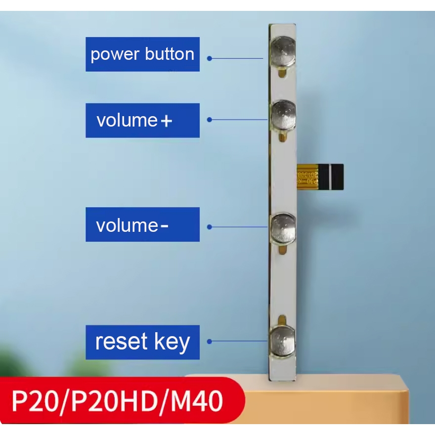 เปิด/ปิด Key & Volume ปุ่มด้านข้าง Flex Cable สําหรับ 10.1 นิ้ว Teclast P20HD P20 M40 PRO M40PRO อะไ