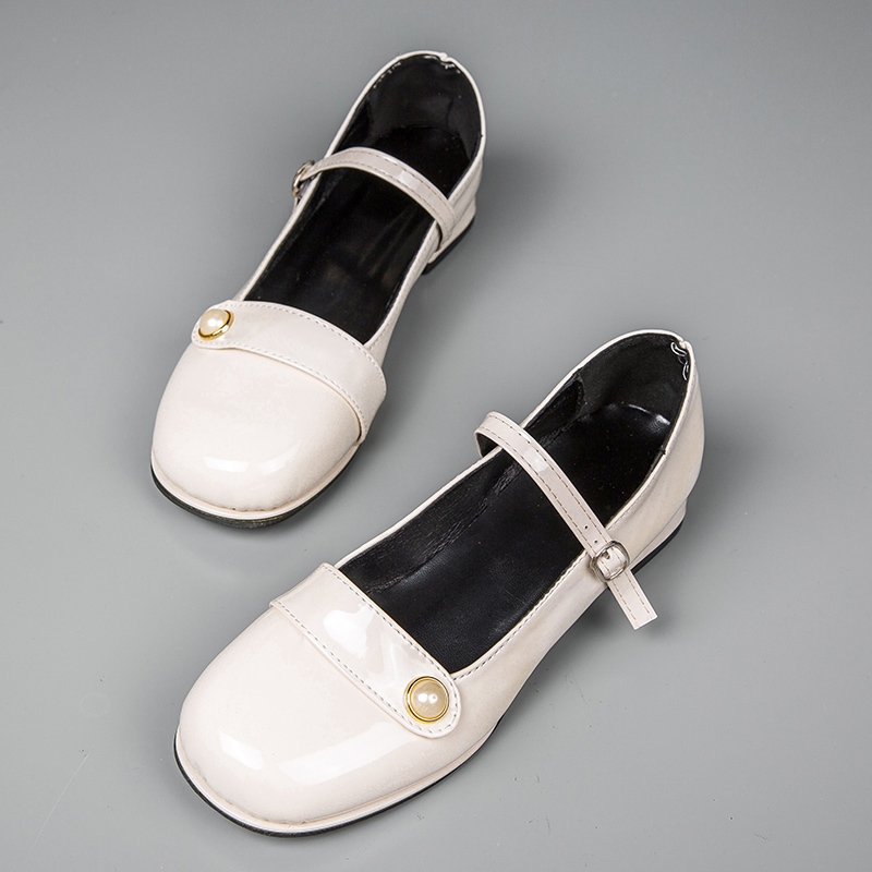 ✨ พร้อมส่ง ✨ รองเท้าแมรี่ ส้นหนา - รูปที่ 3