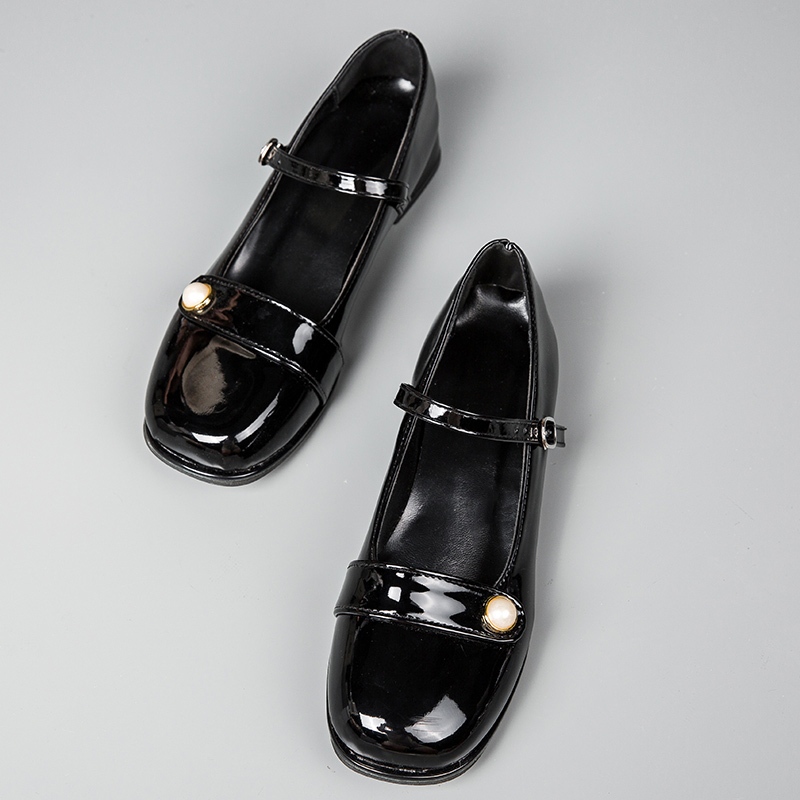 ✨ พร้อมส่ง ✨ รองเท้าแมรี่ ส้นหนา - รูปที่ 2