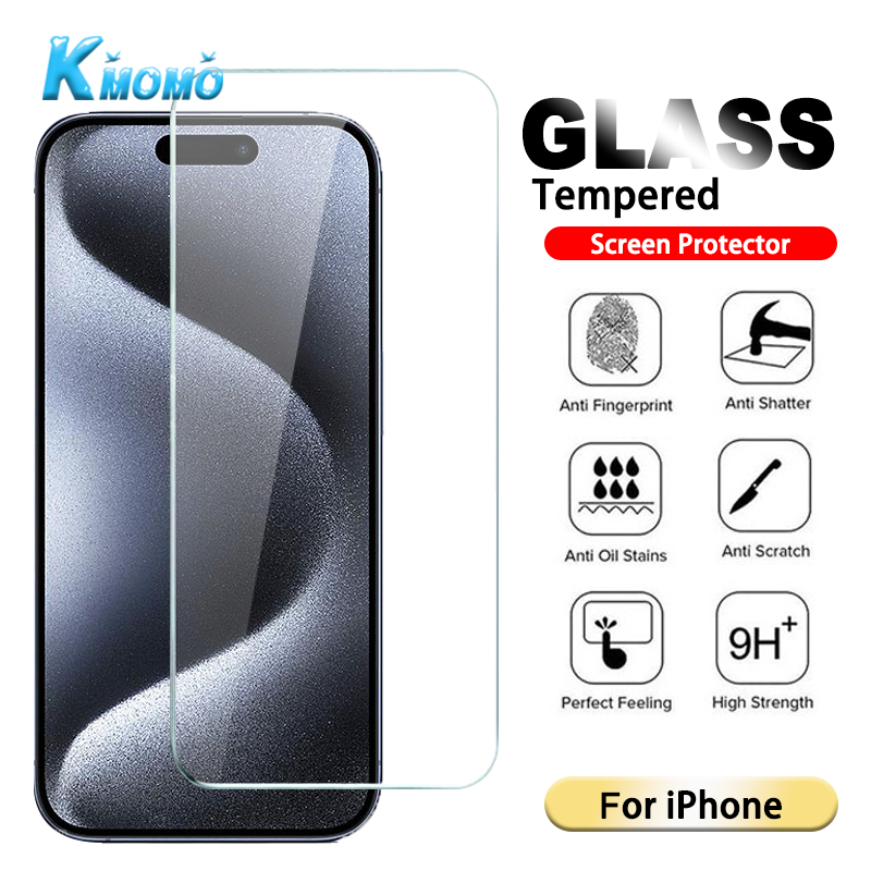ฟิล์มกระจก ใส iPhone 16 15 14 13 12 Mini 11 Pro X Xr Xs Max 8 7 6 6s Plus 5 5s SE 2020