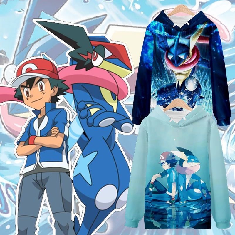 ใหม่ เสื้อกันหนาว เสื้อแจ็กเก็ต แขนยาว มีฮู้ด พิมพ์ลายการ์ตูนโปเกม่อน 3D ทรงหลวม สไตล์ญี่ปุ่น แฟชั่นสําหรับเด็กผู้ชาย และผู้หญิง