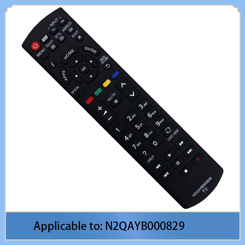 N2QAYB000829 รีโมทคอนโทรลเข้ากันได้กับ Panasonic TV TA-60AS650 TX-39AEW654 TX-40AX630E TX-40AXW634 T