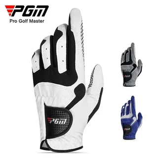 PGM ST017 มืออาชีพกอล์ฟถุงมือไมโครไฟเบอร์ระบายอากาศถุงมือป้องกันการลื่นไถลฝึกอบรมถุงผู้ชายซ้าย 1 ชิ้น