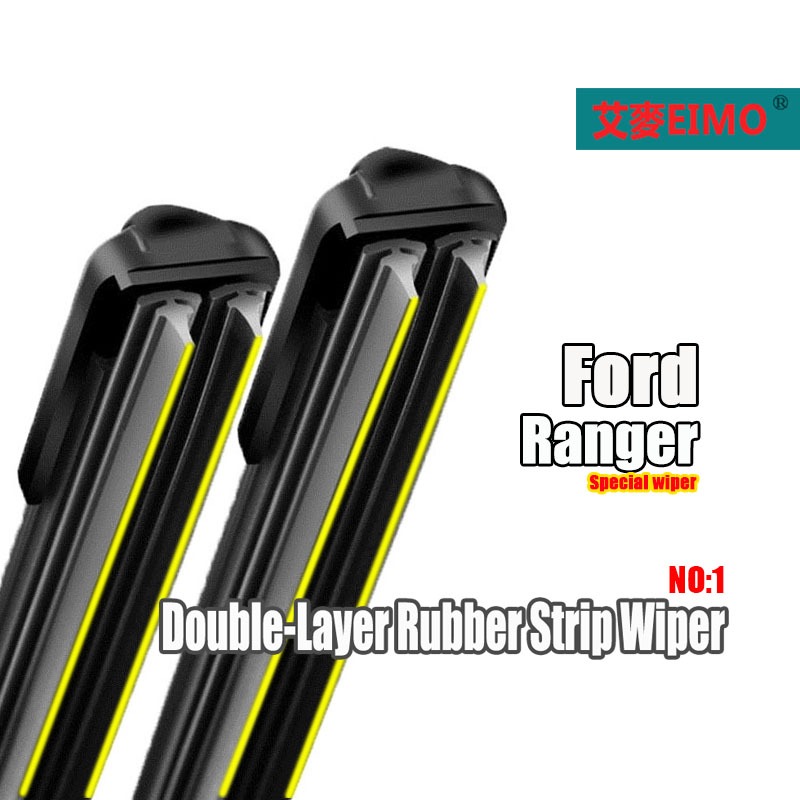 ที่ปัดน้ําฝน แถบยางคู่ สําหรับ Ford Ranger 16+24 2014~2021