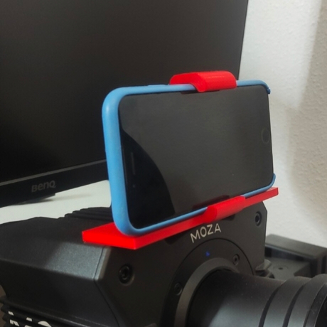 Moza R5/R9/R12 ฐานวางโทรศัพท์มือถือ ติดพวงมาลัย พิมพ์ลาย 3D ที่วางโทรศัพท์