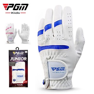 Pgm Junior ถุงมือกอล์ฟ ผ้าไมโครไฟเบอร์ นุ่ม ระบายอากาศ ทนต่อ…