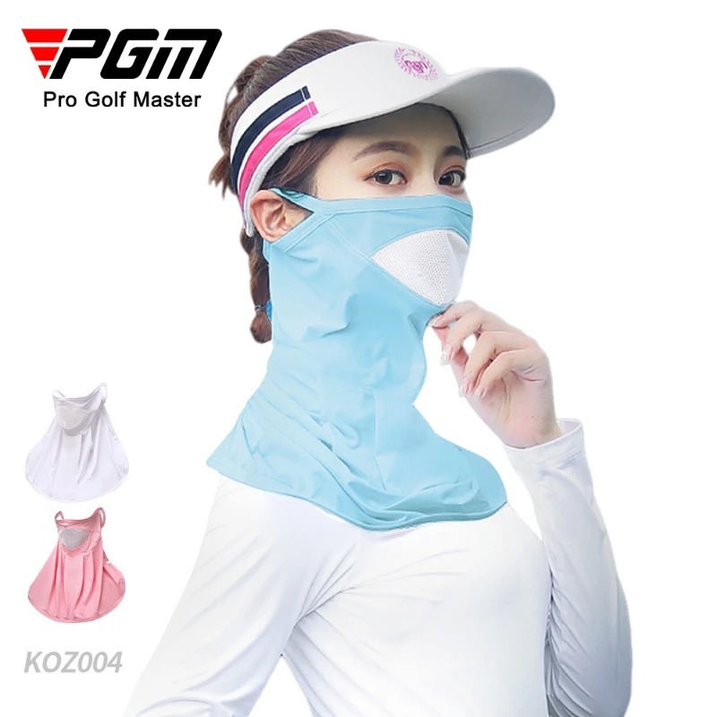 Pgm หน้ากาก ผ้าเรยอน กันแดด ระบายอากาศ สําหรับผู้ชาย และผู้หญิง เหมาะกับการเล่นกอล์ฟ KOZ004