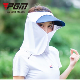 PGM WB001 กอล์ฟผู้ชายผู้หญิงฤดูร้อนแสงแดดหมวกป้องกันรังสียูวีไม่มีหมวก ผ้าพันคอผ้าพันคอผ้าคลุมศีรษะไฟเบอร์หน้ากาก