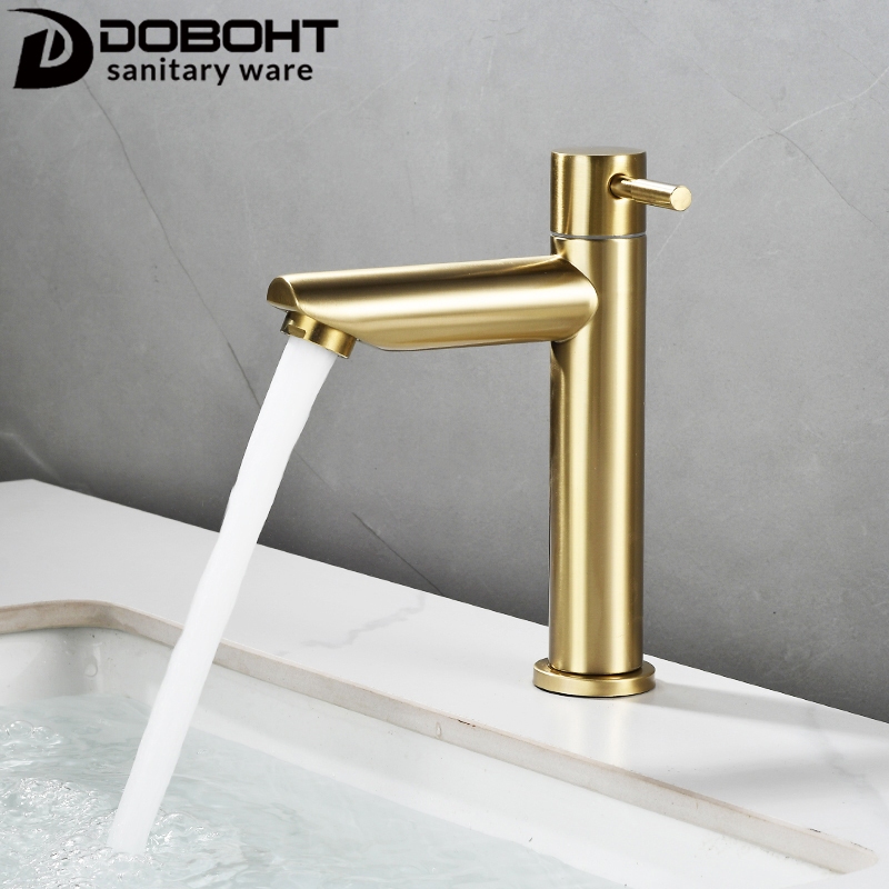 Doboht แปรงสแตนเลส สีทอง สําหรับก๊อกน้ํา อ่างล้างหน้า CT108SS-GD