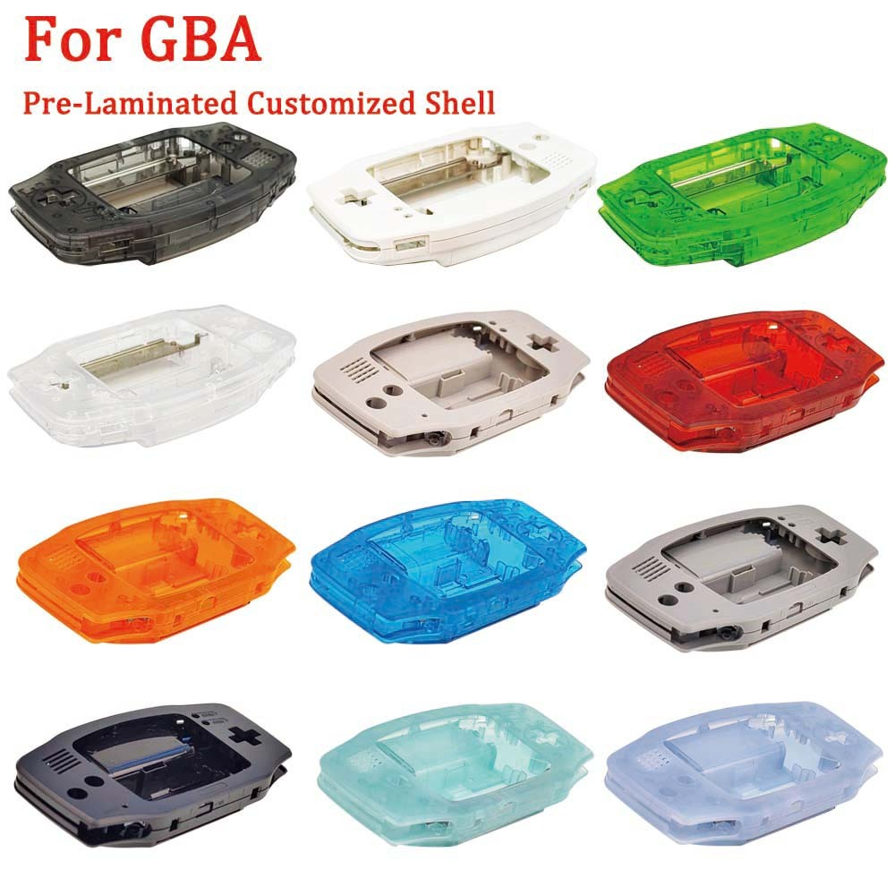 ใหม่ GBA Pre Cut เปลือกเปลี่ยนสําหรับ Gameboy Advance กรณี IPS V3 เปลือกลามิเนตสําหรับ GBA IPS V3 กร