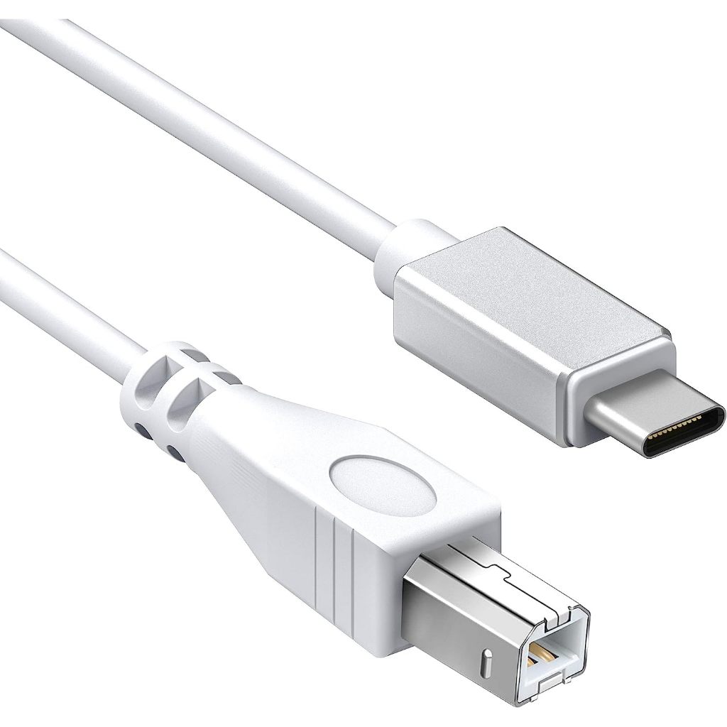 สายเครื่องพิมพ์ USB C สําหรับ MacBook Pro, Air, USB C MIDI OTG สําหรับ Yamaha Casio เปียโนดิจิตอล MIDI Controller DJ Controller