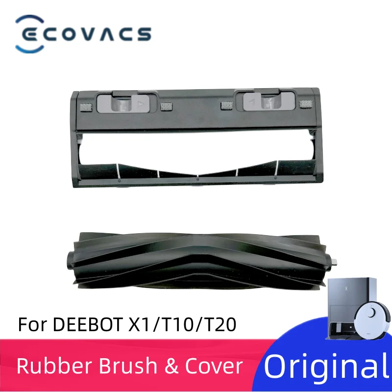 Original Ecovacs Deebot T20 Ecovacs X1 T10 T20 Pro แปรงลูกกลิ้งยางหลัก อุปกรณ์เสริม สําหรับหุ่นยนต์ดูดฝุ่น