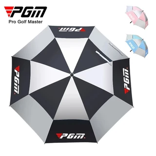 PGM YS003 ร่มกอล์ฟสองชั้นสวมทนฝนวัสดุไฟเบอร์กลาสกันฝนฤดูใบไม้ผลิฤดูร้อนอัตโนมัติ / คู่มือ