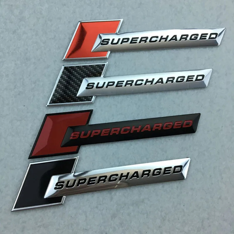 3D โลหะโลโก้ SUPERCHARGED สัญลักษณ์รถ Fender Badge Decal สําหรับ Audi A3 A4 A6 A7 A8 S2 S4 S5 S6 Q7 SUPERCHARGED Stikcer อุปกรณ์เสริม ราคาถูก Shopee Lazada