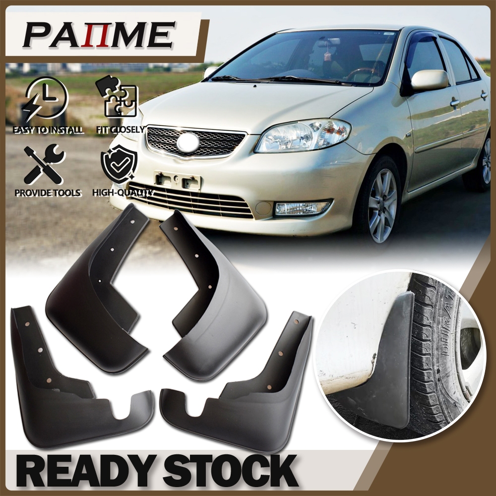 สําหรับ Toyota Vios 2003-2020 Mudguards Mudflaps Mud Flaps Fenders รถ ราคา ถูกที่สุด ดีลบีเคเค