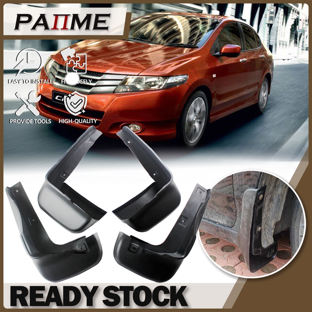 รถ MudFlaps สําหรับ Honda City 2009 2010 2011 2012 2013 2014 Mud Flap Mudguards Fender YC101063