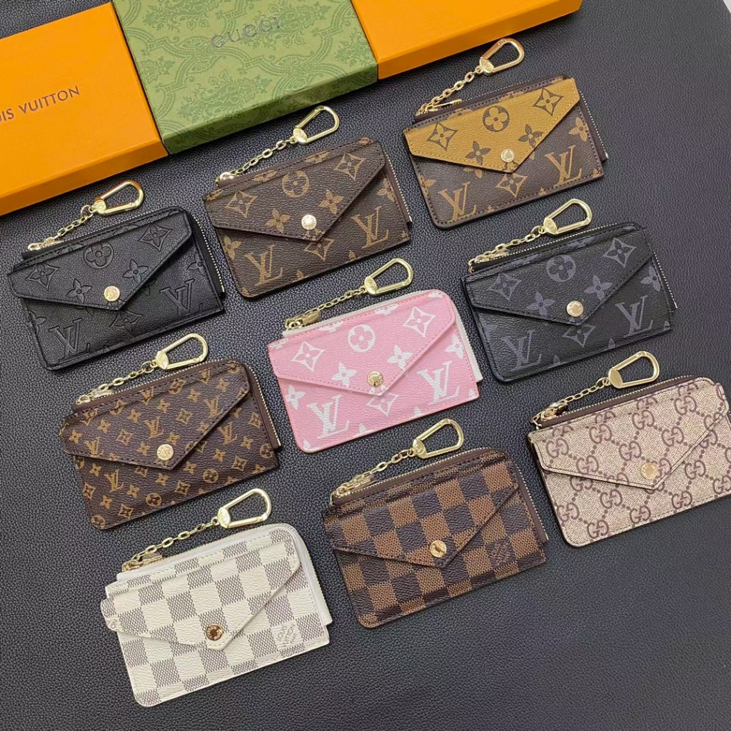 พร้อมส่ง กระเป๋าสตางค์ หนังนิ่ม บางมาก มีซิป ลายนูน สไตล์คลาสสิก ยุโรป อเมริกา กันระเบิด หลายช่อง สําหรับใส่บัตรประจําตัวประชาชน