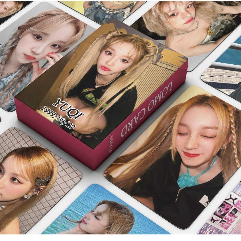 การ์ดเพลง YUQI YUQI 55 เพลง (G) I-DLE I FEEL