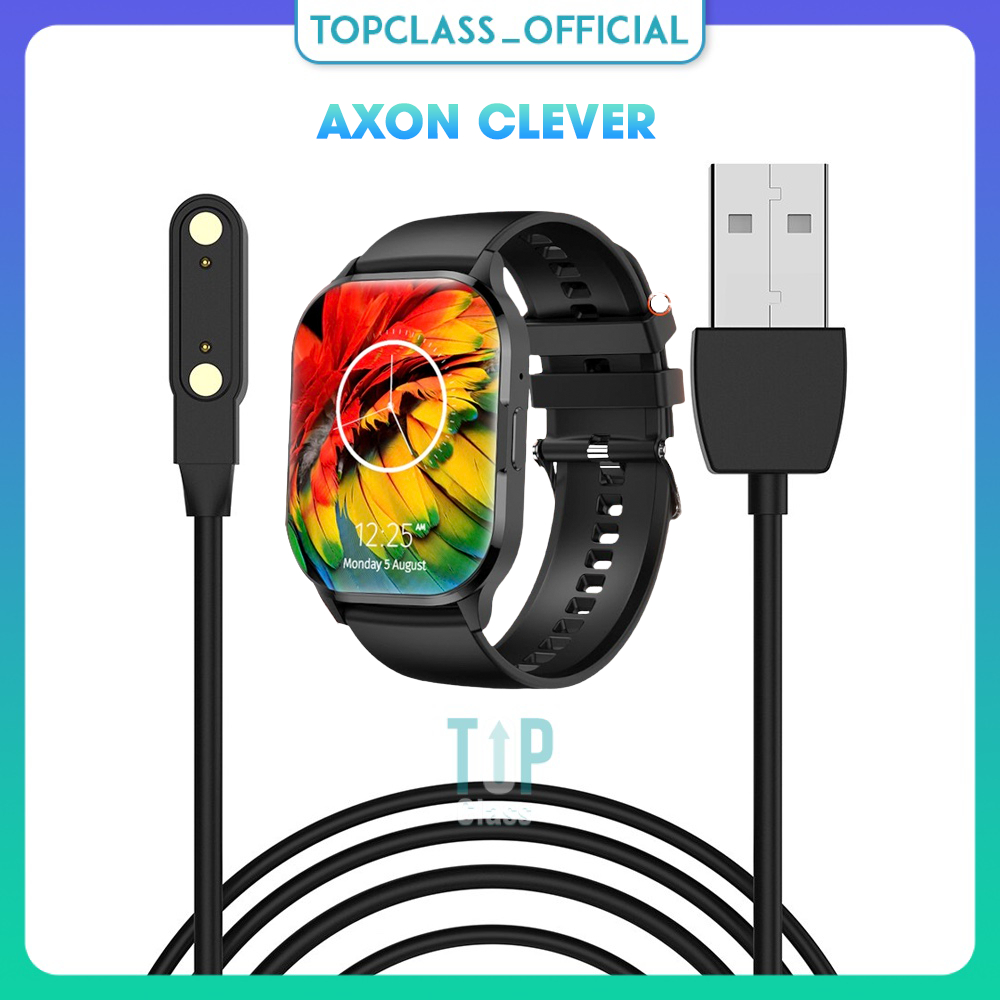 สายชาร์จ USB สำหรับนาฬิกาอัจฉริยะ AXON CLEVER อุปกรณ์ชาร์จสำหรับความสะดวก