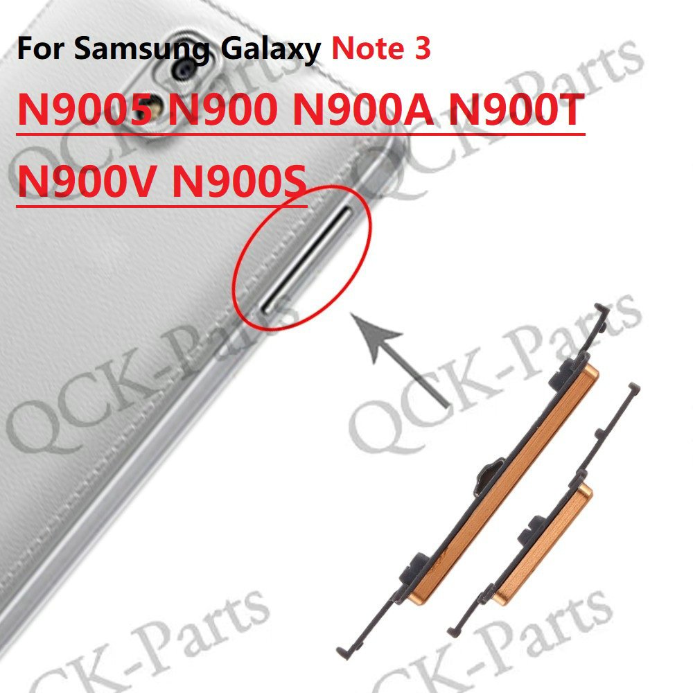 ปุ่มปรับระดับเสียง และปุ่มด้านข้าง แบบเปลี่ยน สําหรับ Samsung Galaxy Note 3 Note3 N9005 N900 N900A N