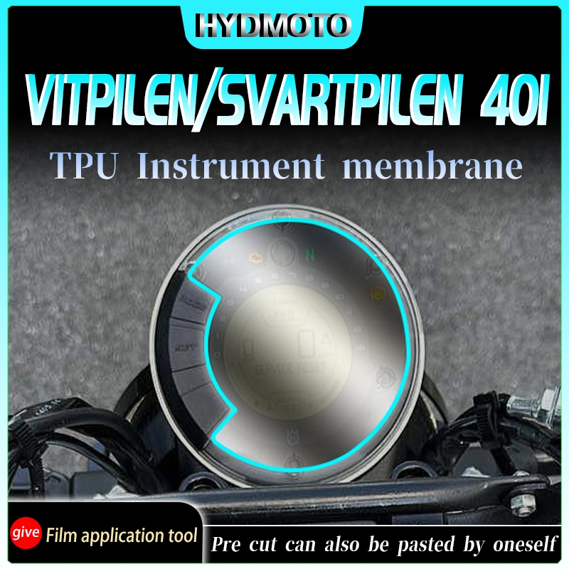 ฟิล์มติดไฟหน้า อุปกรณ์เสริม สําหรับ Husqvarna Svartpilen 401 VITPILEN 401 2019-2023