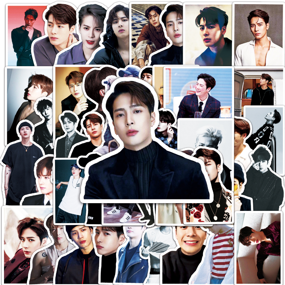 50 ชิ้นหล่อ Jackson Wangjiaer สติกเกอร์กันน้ํา DIY สําหรับโทรศัพท์แล็ปท็อปรถสติกเกอร์ Creative Home Decal