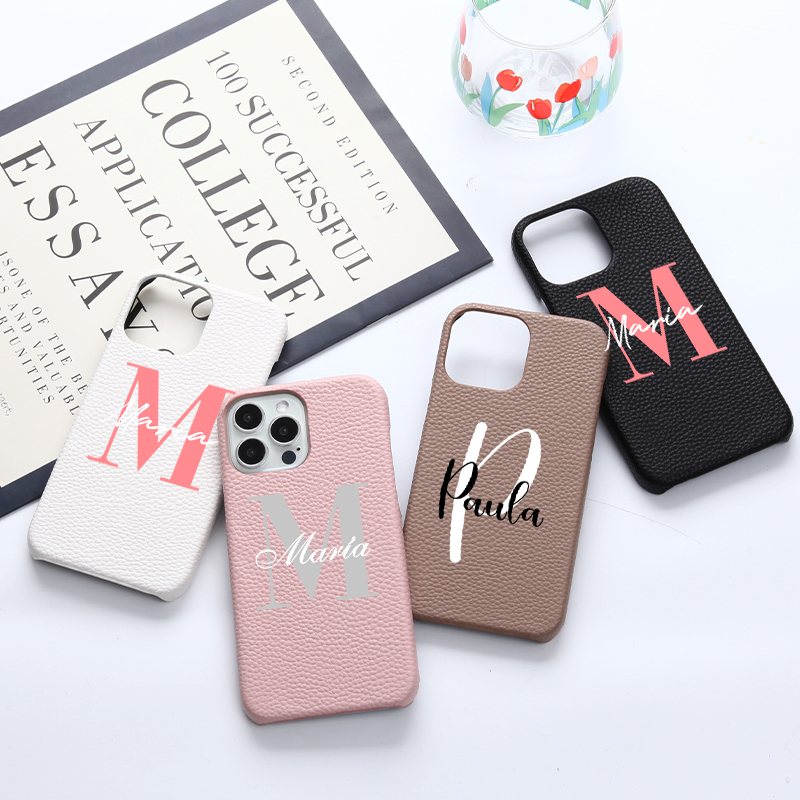 เคสโทรศัพท์มือถือพลาสติกแข็ง หนัง PU สําหรับ iPhone 15 14 13 Pro Max 12 13 11 12 Pro Max X XR XS Max 7 8 Plus SE 2020