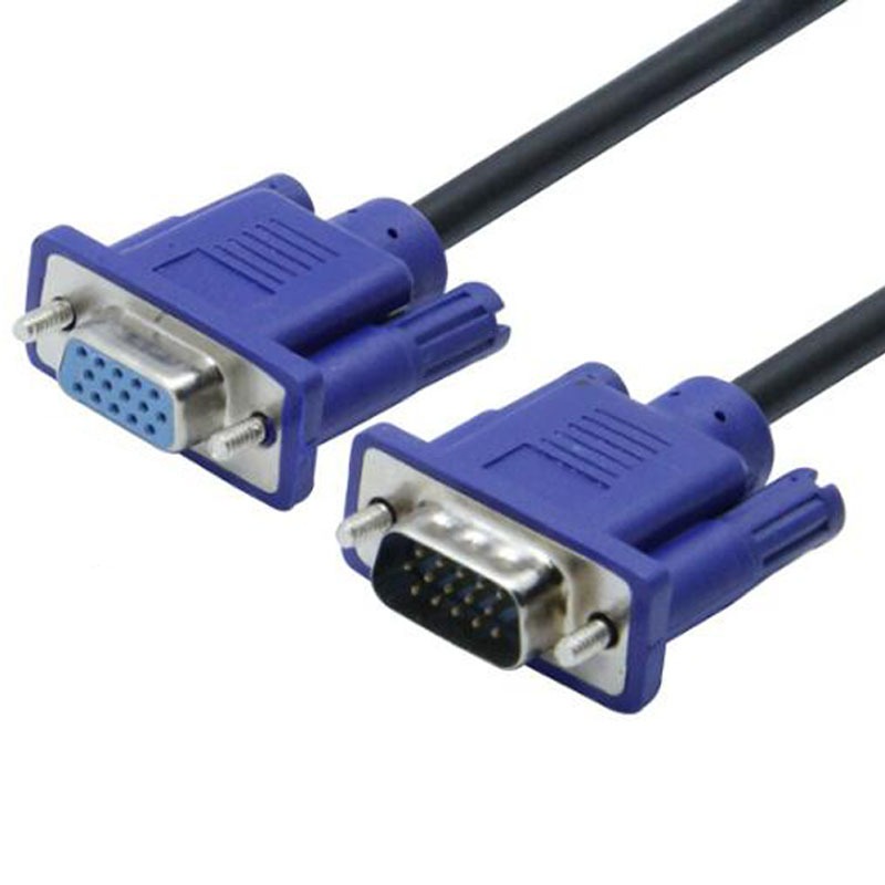 สายต่อวิดีโอ VGA 3 ม. ตัวผู้เป็นตัวเมีย สําหรับจอคอมพิวเตอร์/โปรเจคเตอร์