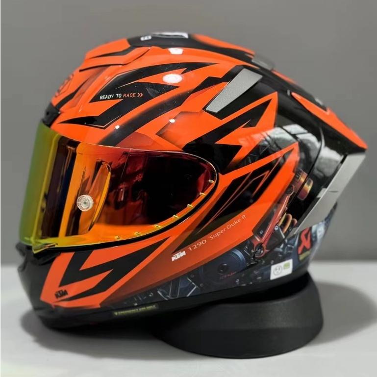 หมวกกันน็อคเต็มใบ SHOEI X14 KTM1290 หมวกกันน็อค แบบเต็มใบ สําหรับขี่รถจักรยานยนต์
