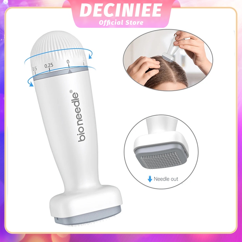 ใหม่ ลูกกลิ้งแสตมป์ Derma Bio120 Pin สามารถปรับได้ สําหรับดูแลเส้นผม