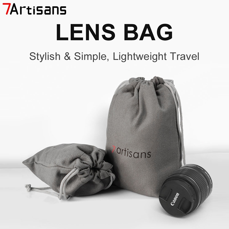 7artisans กระเป๋าใส่เลนส์กล้อง 35 มม. 25 มม. 85 มม. 60 มม. 50 มม. สําหรับ Canon Sony Fuji Leica Panasonic Olympus