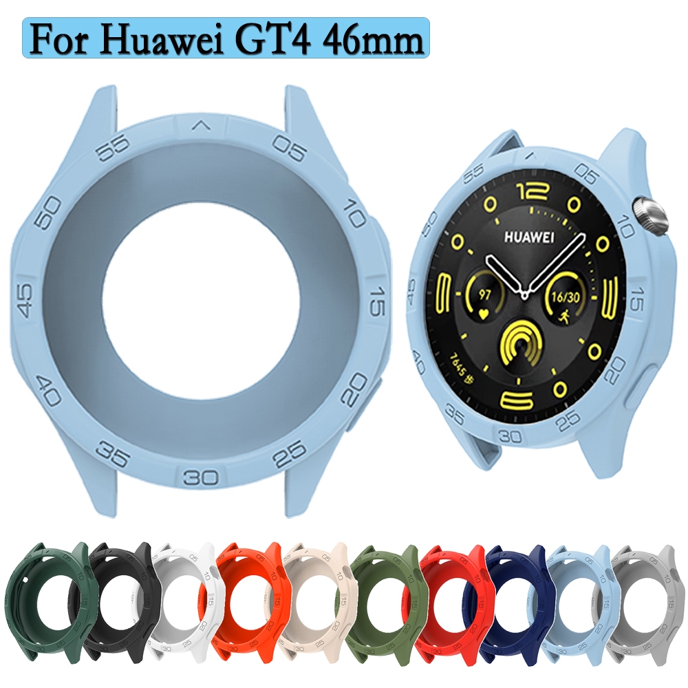 เคสนาฬิกาข้อมือ ซิลิโคนนิ่ม ทนทาน คุณภาพสูง สําหรับ Huawei Watch GT 4 46 มม.