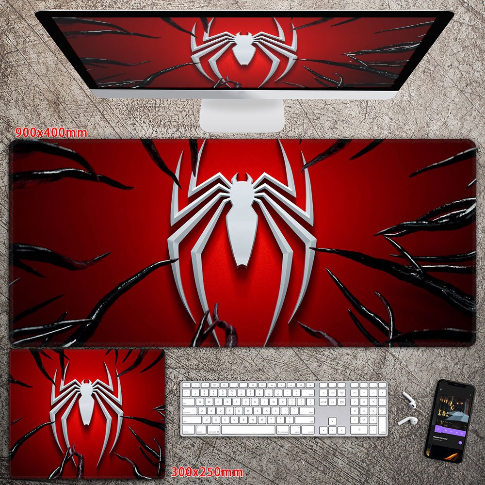สไปเดอร์แมน | แผ่นรองเมาส์ แบบขยาย | 900x400 มม | แผ่นรองเมาส์ ขนาดใหญ่ สําหรับเล่นเกม | แผ่นรองเมาส