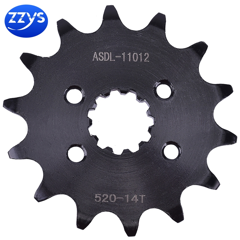 520-13t 45#Steel สเตอร์หน้ารถจักรยานยนต์สําหรับ Honda AX1 XL250 XR250 XL250 M,N,P2 องศาMD26