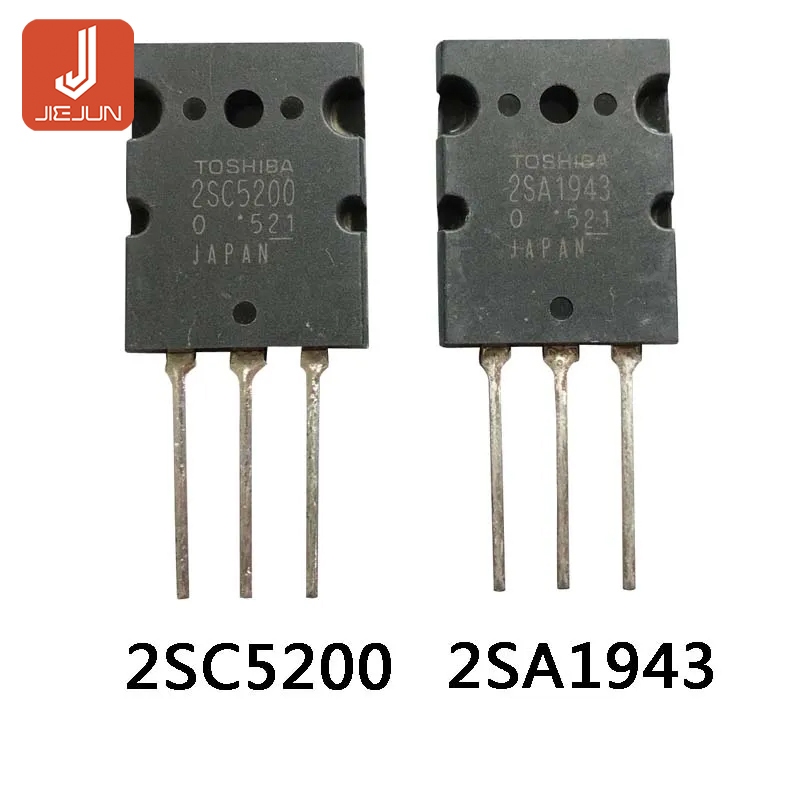 10pcs ชิปวงจรรวม 2SA1943 TO-3P 2SC5200 TO-3PL TTC5200 TTA1943 100% 3 คู่ ส่งฟรี
