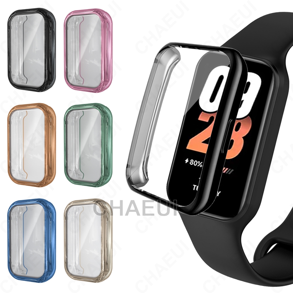 เคสป้องกันหน้าจอ แบบเต็ม สําหรับ Xiaomi Smart Band 8 Active / Redmi Smart Band 2